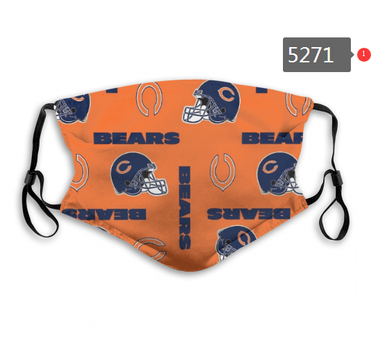 2020 NFL Chicago Bears #5 Dust mask with filter